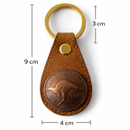 Australian Penny Leather Keyring